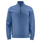 PROJOB Sweatshirt ½ Zip lyseblå