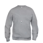 basic roundneck gråmelert