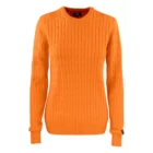 blakely knitted genser dame orange