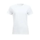 clique classic t-shirt dame hvit