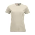 clique classic t-shirt dame khaki