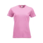 clique classic t-shirt dame klar rosa