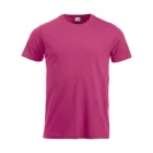 clique classic t-shirt herre bright cerise