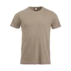 clique classic t-shirt herre caffe latte