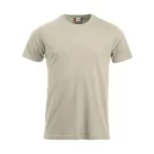 clique classic t-shirt herre light khaki