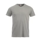 clique classic t-shirt herre silver